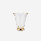 Sophia Set of Four Gold Rimmed Tumblers