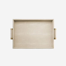 Load image into Gallery viewer, Classic Shagreen Serving Tray Wheat bonadea aerin
