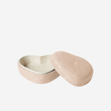 Load image into Gallery viewer, Bonadea - Shagreen Heart Box Blush Aerin
