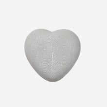 Load image into Gallery viewer, Shagreen Heart Box Dove
