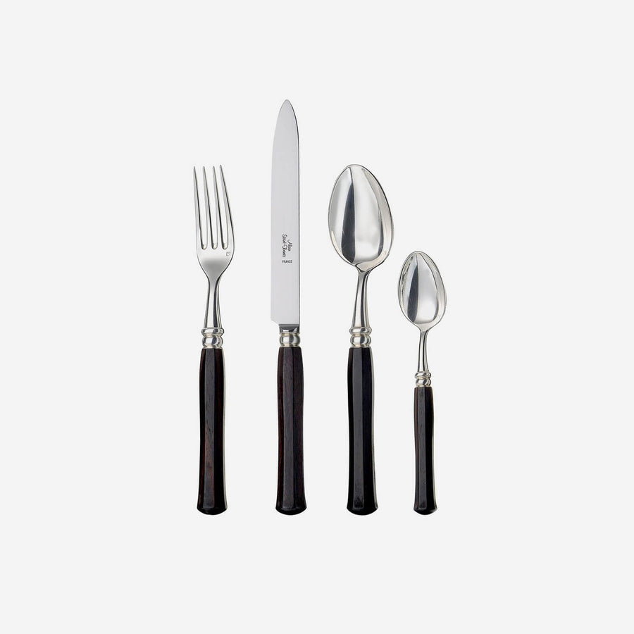 Alain Saint-Joanis Riviera Ebony 4-Piece Cutlery Set