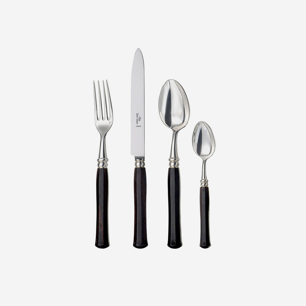 Riviera Ebony 4-Piece Cutlery Set