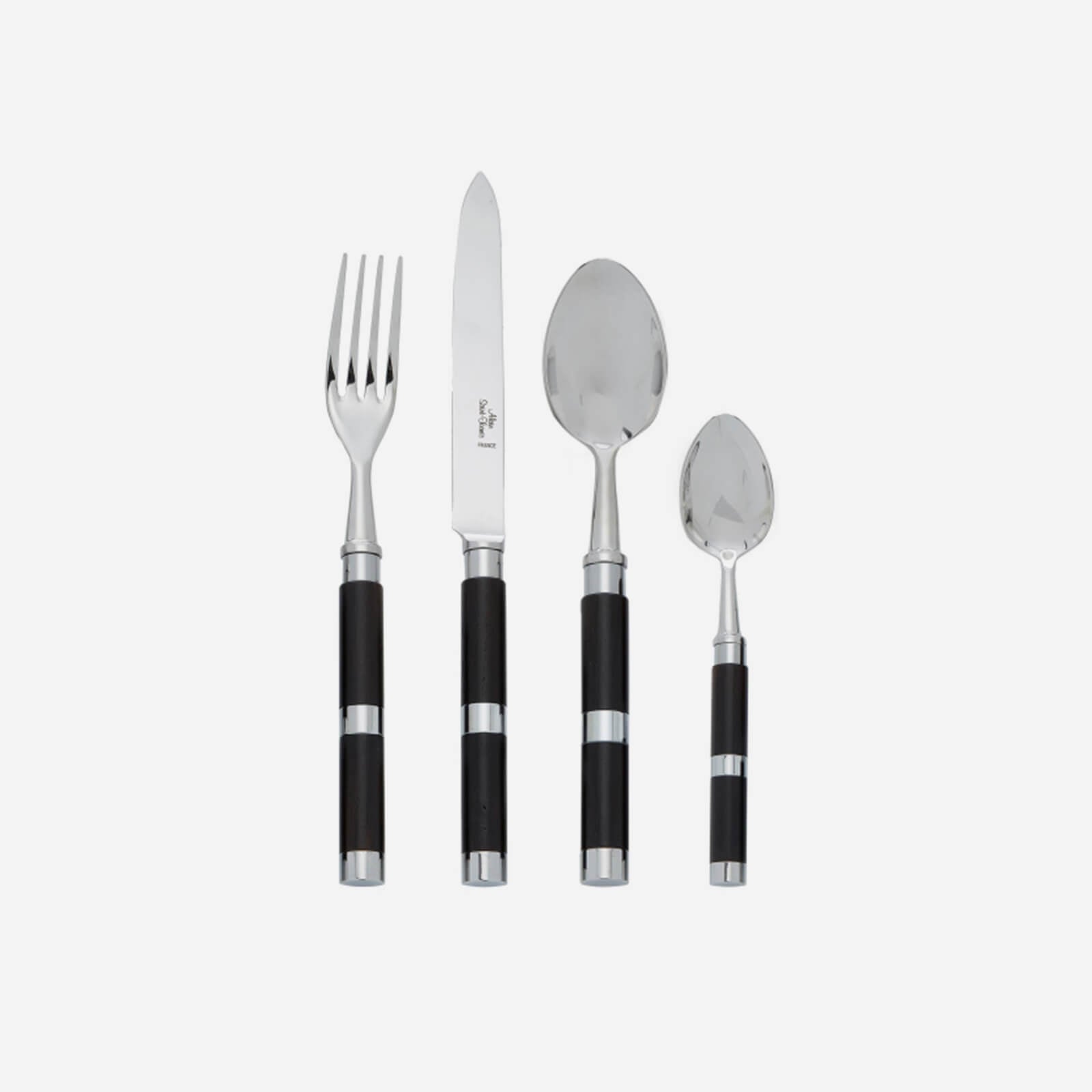 Alain Saint Joanis - Carla Ebony 4-Piece Cutlery Set
