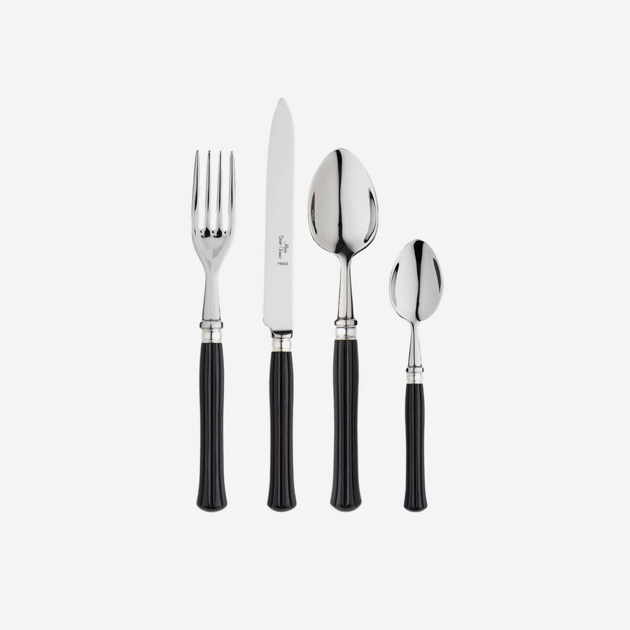 Alain Saint-Joanis Majestic Ebony 4-Piece Cutlery Set