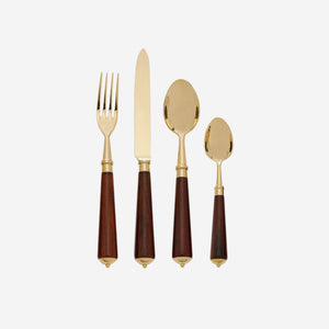 Julia Rosewood 4-Piece Cutlery Set Alain Saint Joanis Bonadea