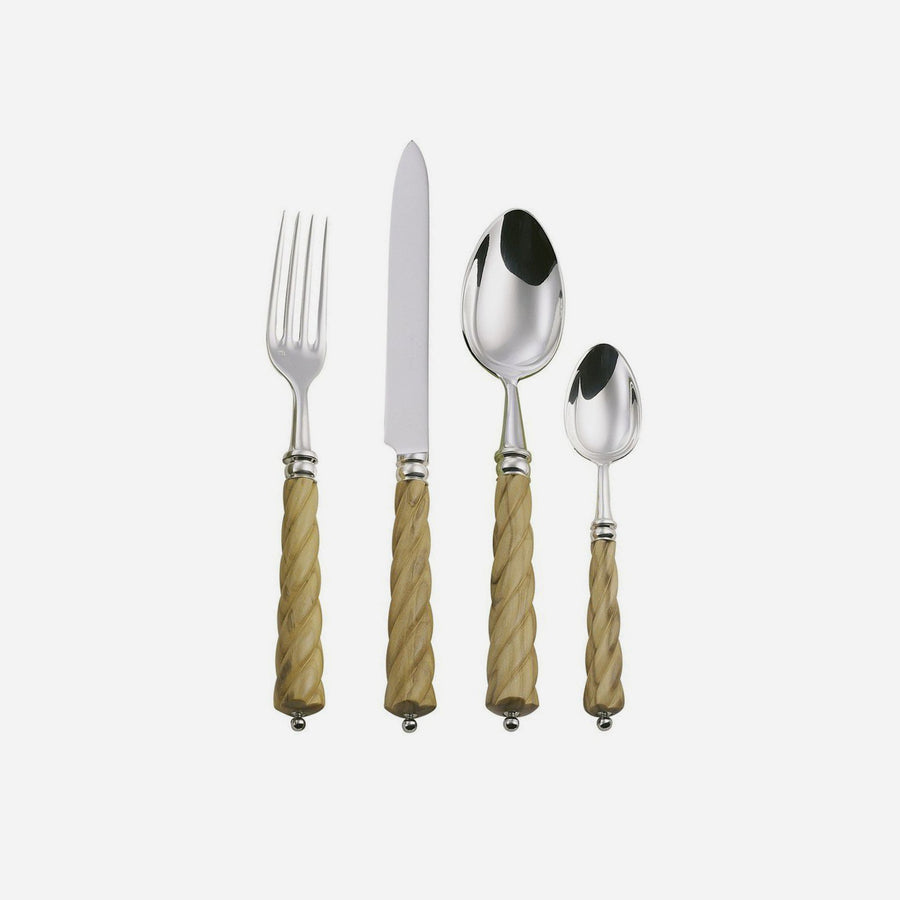 Alain Saint-Joanis Mistral Olivewood 4-Piece Cutlery Set