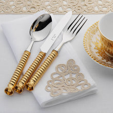 Load image into Gallery viewer, Alain Saint-Joanis Gold Plated Cordage Cake Server -BONADEA
