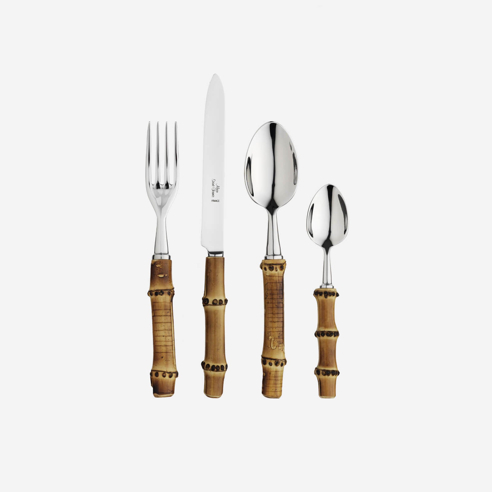 Alain Saint-Joanis Bamboo 4-Piece Cutlery Set -BONADEA