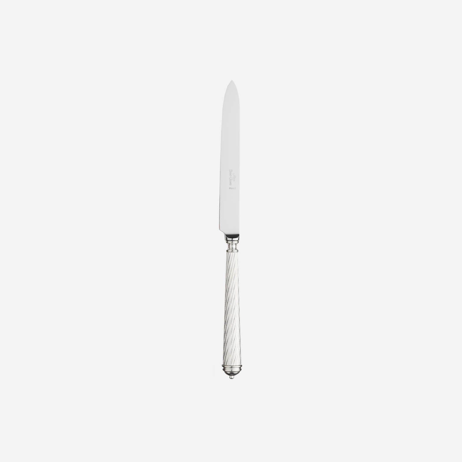 Bonadea | Alain Saint-Joanis Cable 4-Piece Silver Plated Cutlery Set