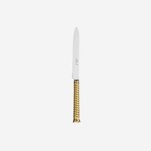 Load image into Gallery viewer, Alain Saint-Joanis Cordage Gold Plated Dinner Knife -BONADEA
