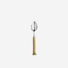 Load image into Gallery viewer, Alain Saint-Joanis Cordage Gold Plated Tea Spoon -BONADEA
