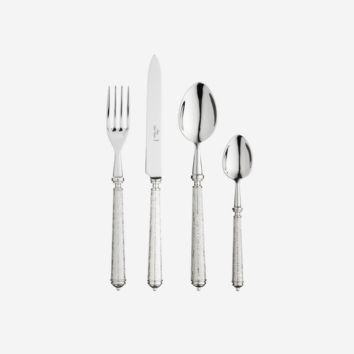 Alain Saint-Joanis Lin 4-Piece Silver Plated Cutlery Set -BONADEA