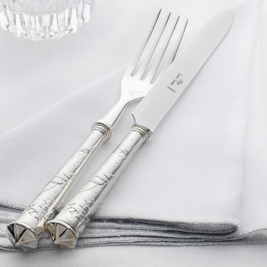 Alain Saint-Joanis Roi Corail 2-Piece Silver Plated Serving Set