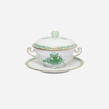 Load image into Gallery viewer, Apponyi Bowl with Lid Green
