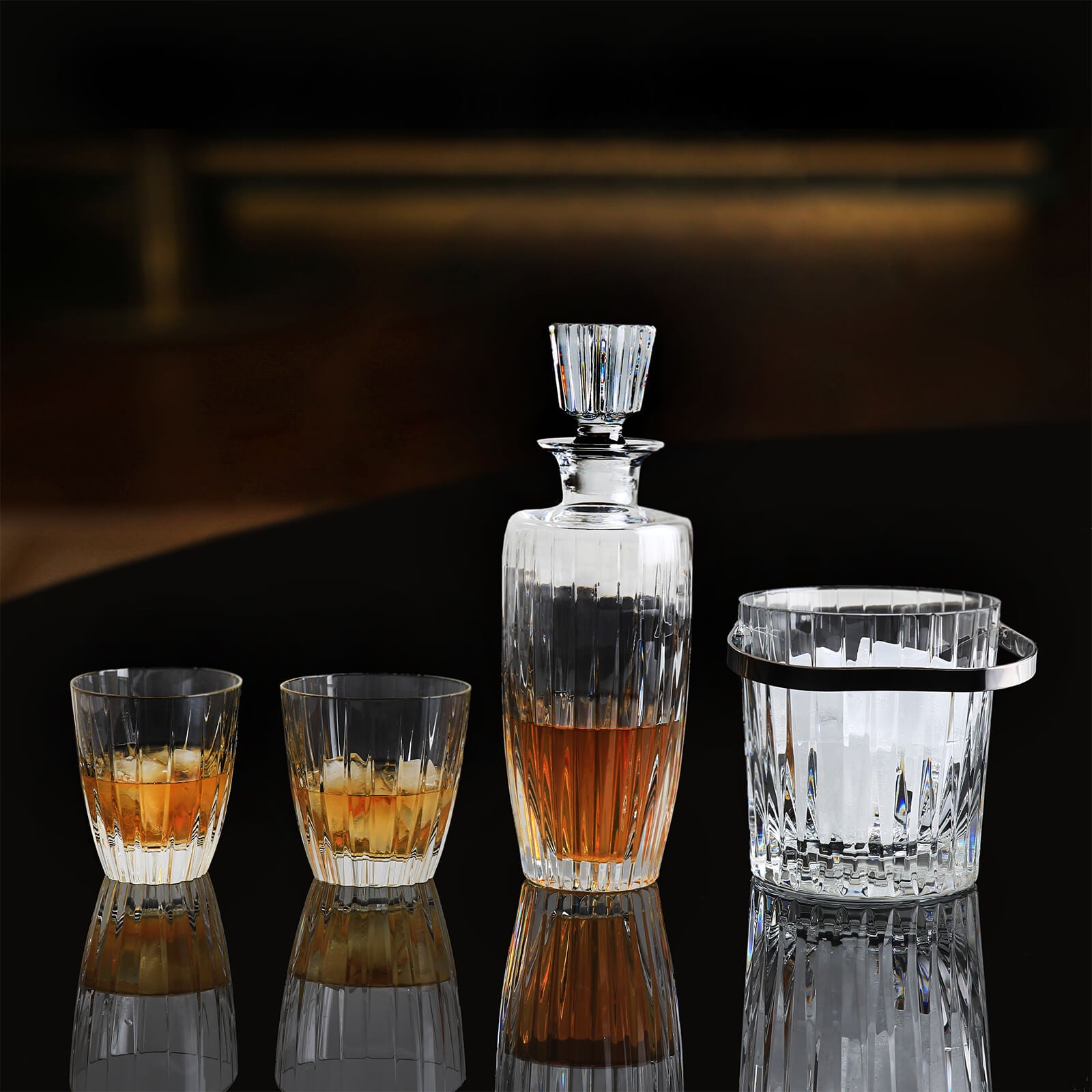 Crystal shop whisky decanter