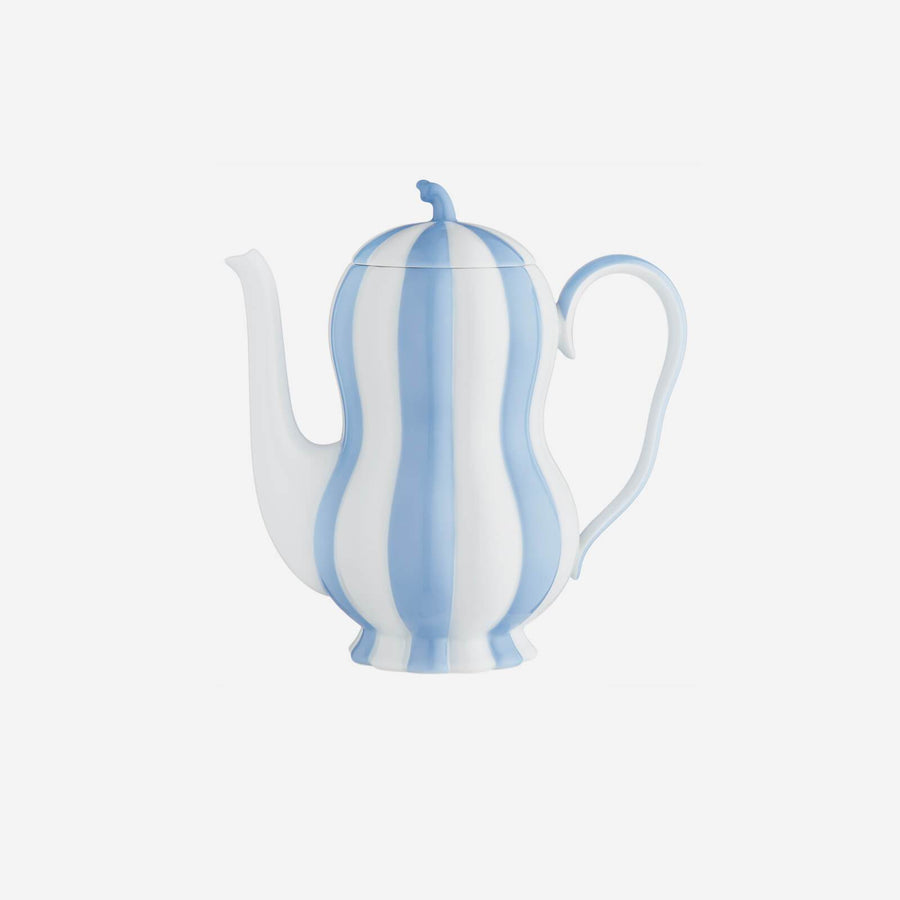 Augarten Wien 1718 Melon Mocha Pot Light Blue