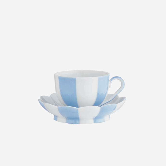 Augarten Wien - Melon Light Blue Coffee Cup & Saucer - BONADEA