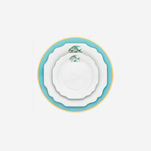 Load image into Gallery viewer, Augarten Wien 1718 - Belvedere Greater Weaver Turquoise Fish Plate - BONADEA
