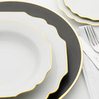 Augarten Wien 1718 - Augarten Schubert Charger Plate Slate Grey - BONADEA