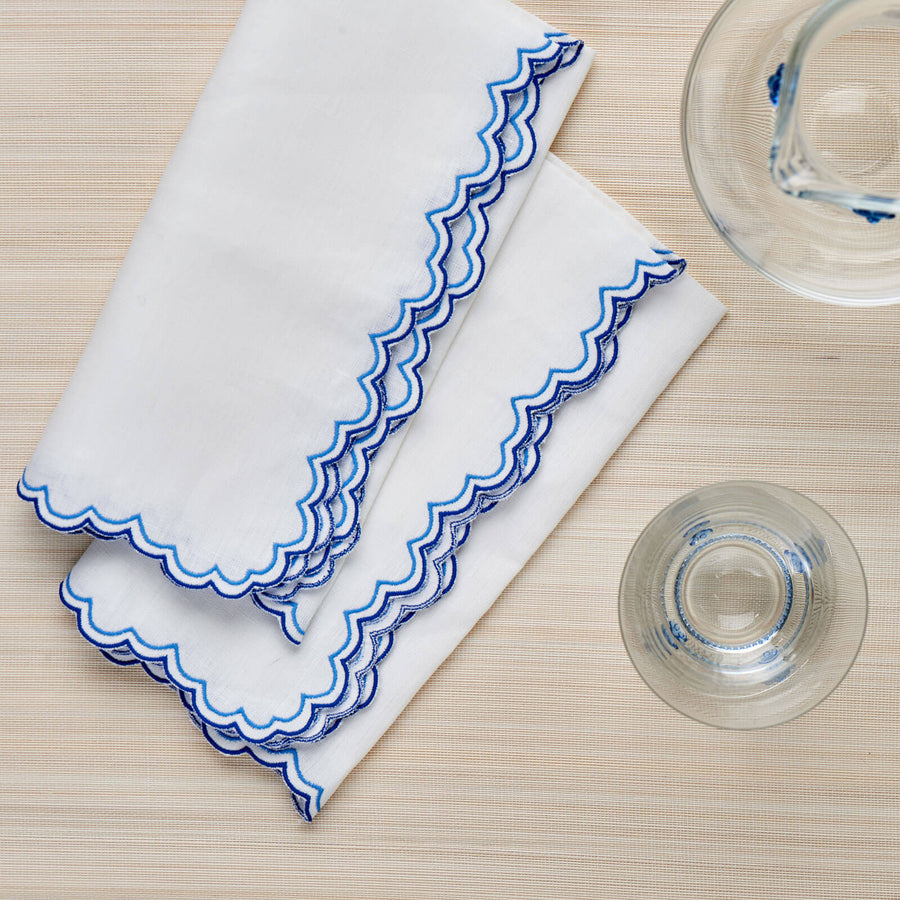 Los Encajeros Willow Blue Napkin - Set of 4