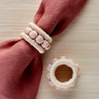 Berry Napkin Ring Blush -  Set of 4