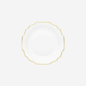 Augarten Wien 1718 Belvedere White Bread Plate -BONADEA