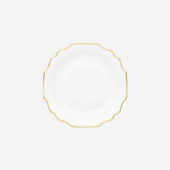 Augarten Wien 1718 Belvedere White Bread Plate -BONADEA