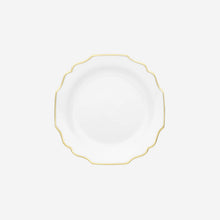 Load image into Gallery viewer, Augarten Wien 1718 - Augarten Belvedere White &amp; Gold Dessert Plate - BONADEA
