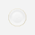 Augarten Wien 1718 - Belvedere White & Gold Charger Plate - BONADEA