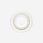 Augarten Wien 1718 - Belvedere White & Gold Charger Plate - BONADEA