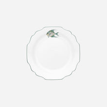 Load image into Gallery viewer, Augarten Wien 1718 - Belvedere Greater Weaver Turquoise Fish Plate - BONADEA
