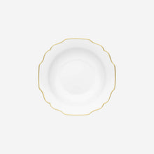 Load image into Gallery viewer, Augarten Wien 1718 - Belvedere White &amp; Gold Soup Plate - BONADEA
