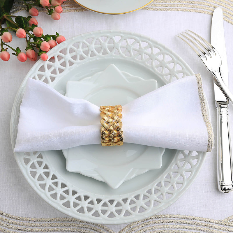 Fürstenberg Open Lace White Plate -BONADEA