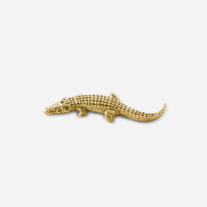 SIEGER by FUERSTENBERG Nile & Co Gold Crocodile Knife Rest