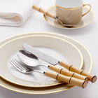CAPDECO Bamboo Flatware - Byblos Boxwood 4-Piece Cutlery Set