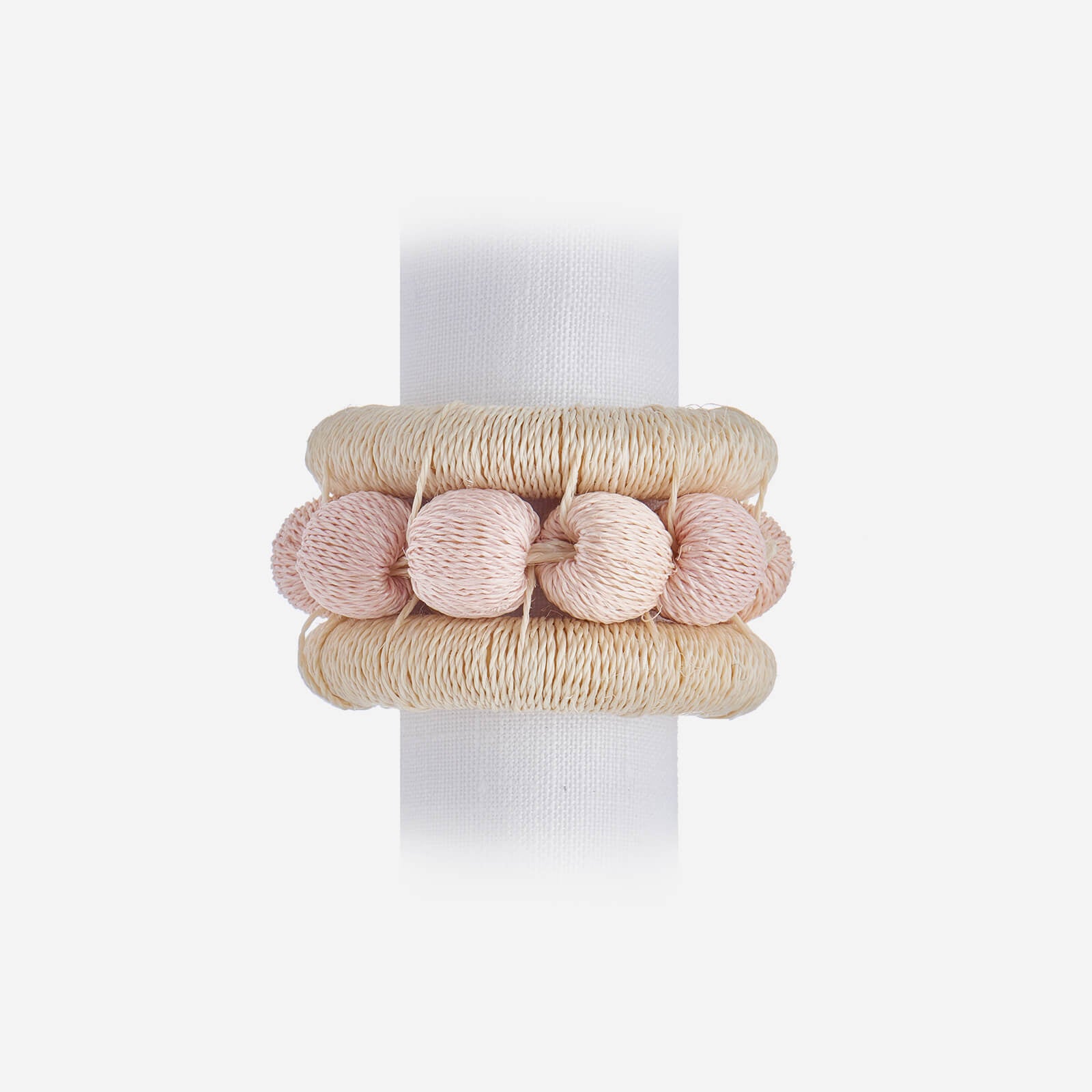 Berry Set of 4 Napkin Rings Blush bonadea