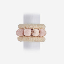 Berry Set of 4 Napkin Rings Blush bonadea
