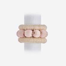 Load image into Gallery viewer, Berry Set of 4 Napkin Rings Blush bonadea
