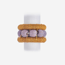 Load image into Gallery viewer, Berry Set of 4 Napkin Rings Smoke bonadea
