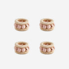 Berry Set of 4 Napkin Rings Blush bonadea