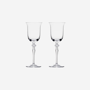 Bloom - Set of Two Crystal White Wine Glasses