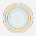 sous le soleil opal side plate with gold rim bonadea