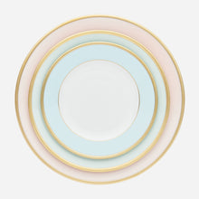 Load image into Gallery viewer, sous le soleil opal side plate with gold rim bonadea
