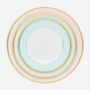 sous le soleil opal side plate with gold rim bonadea