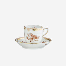 Load image into Gallery viewer, Fortuna Espresso Cup &amp; Saucer Antique Brown
