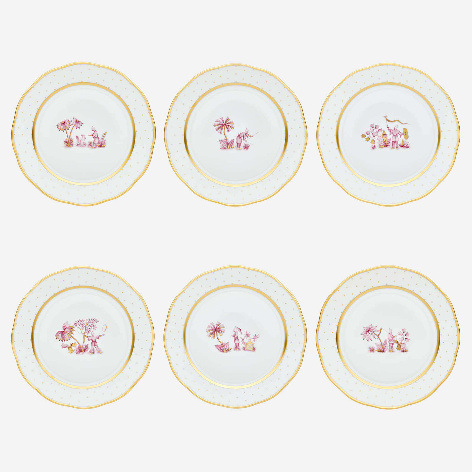 Fodo Dinner Plate Pink - Set of 6