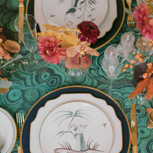 Load image into Gallery viewer, Bonadea Malachite Tablecloth
