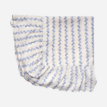 Load image into Gallery viewer, Bonadea PROJEKTITYYNY Seppele Stripe Frill Tablecloth Cornflower
