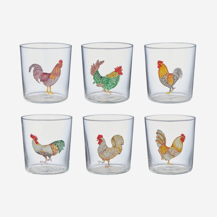 Bonadea Rooster Tumblers