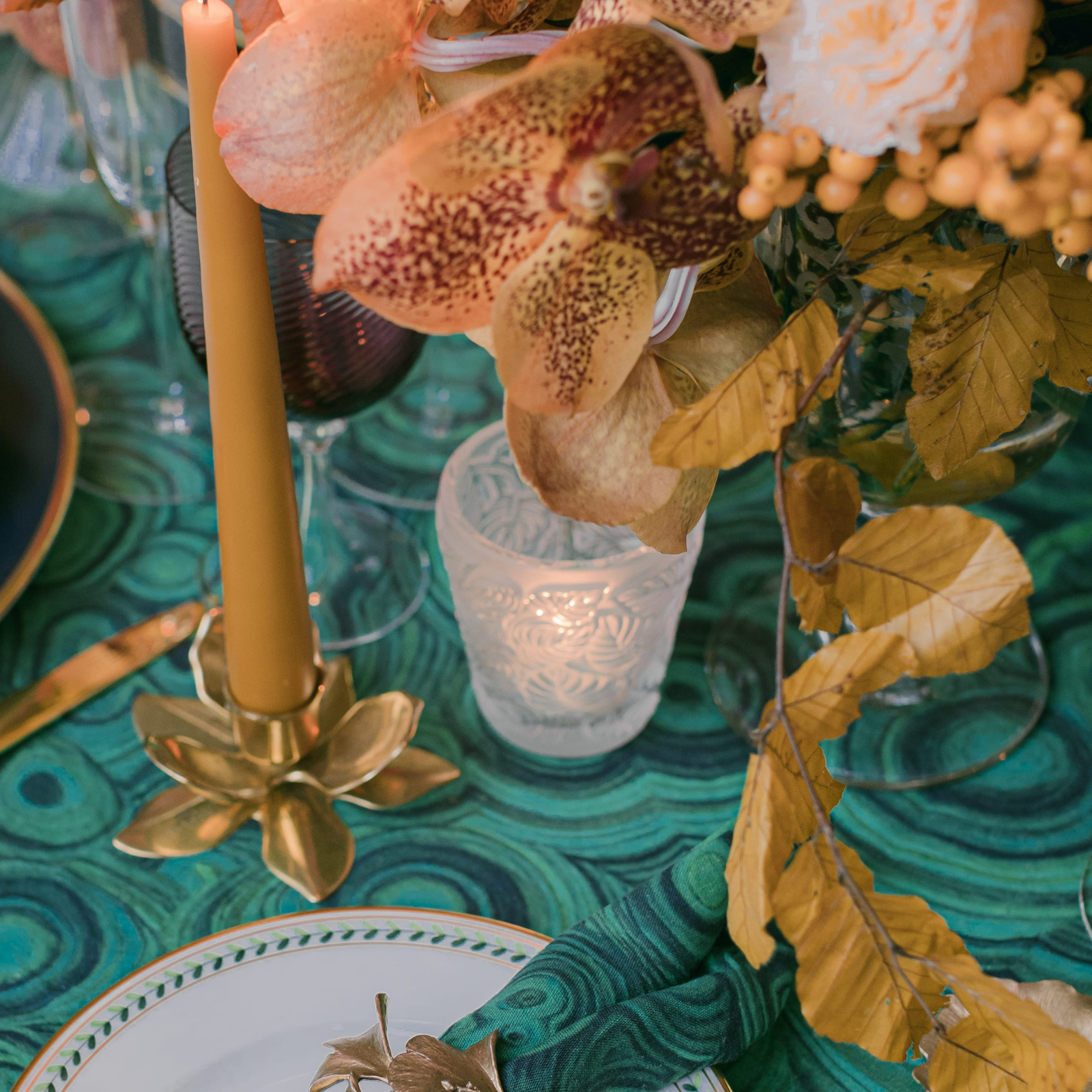 Bonadea Lalique Feuilles Votives